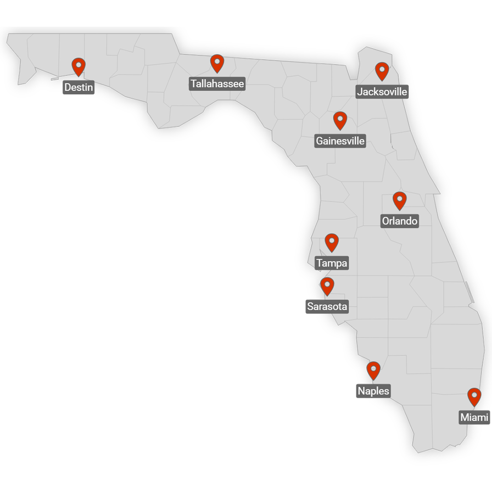 Transaction Coordinator Florida Coverage Areas | Closenex